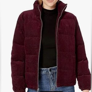 Levis Burgundy Puffer Jacket
